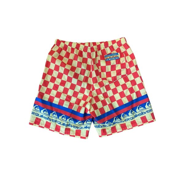 Quiksilver Stranger Things The Echo Beach Volley Shorts Red/Yellow Size XL - Picture 9 of 11